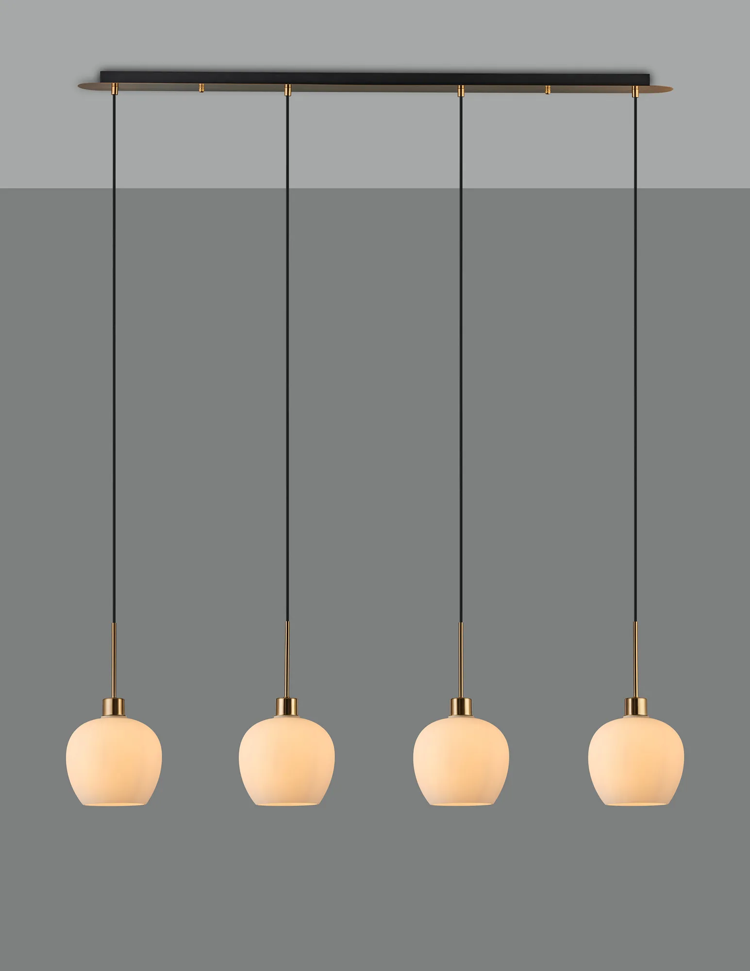 Lori Antique Gold Ceiling Lights Deco Linear Fittings